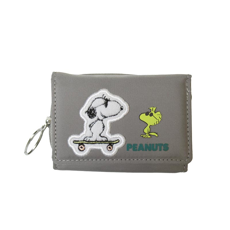 PEANUTS コンパクト三つ折り財布GY/ジョー・クール